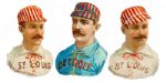 1888 SCRAPPS TOBACCO DIE-CUT LOT OF 3 INCLUDING DAN BROUTHERS