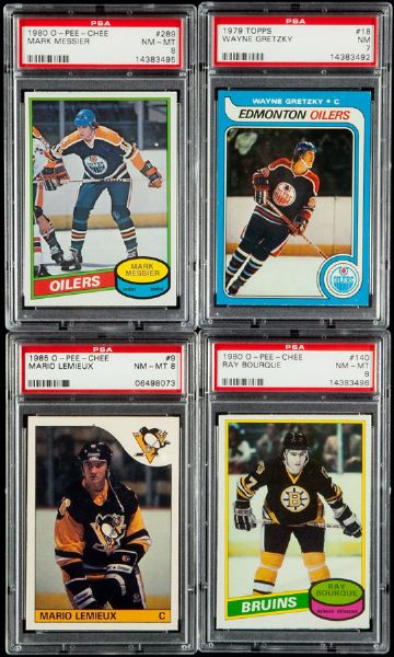 1970S THROUGH 1980S HOCKEY LOT OF 130+ WITH MANY ROOKIES HALL OF FAMERS AND STARS