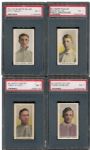 1910 M116 SPORTING LIFE NM PSA 7 LOT OF 5 INCLUDING EDDIE COLLINS
