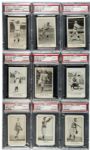 1922 E121 SERIES OF 120 AMERICAN CARAMEL PSA 2 GRADED LOT OF (29) DIFFERENT INCLUDING 4 HALL OF FAMERS
