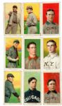 1909-11 T206 LOT OF (83) DIFFERENT WITH 12 HALL OF FAMERS