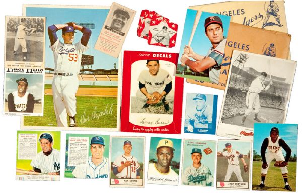 MAINLY 1950S-60S REGIONAL LOT OF (182) CARDS FROM MANY ISSUES