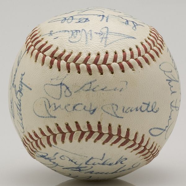 1964 American League Champion New York Yankees Team Signed Baseball  