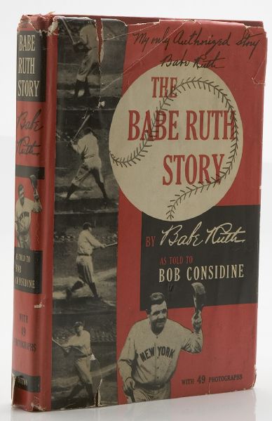 Babe Ruth Signed Copy of "The Babe Ruth Story" Graded PSA/DNA 9 