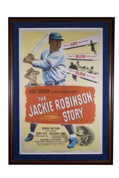 The Jackie Robinson Story One Sheet Movie Poster  