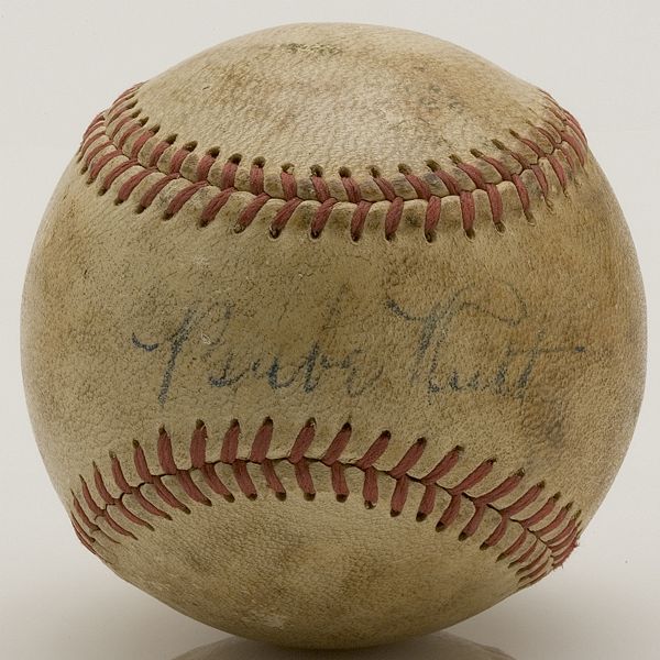Babe Ruth Single Signed Baseball 