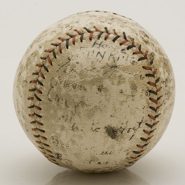 1921 World Series Yankees/Giants Signed Baseball including Babe Ruth  