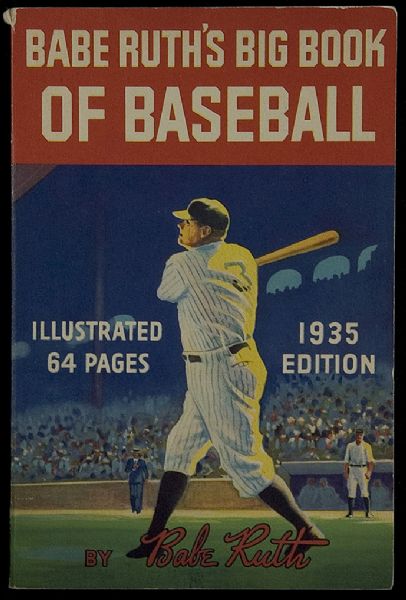 1935 "Babe Ruth's Big Book of Baseball" w/ Original Mailing Envelope 