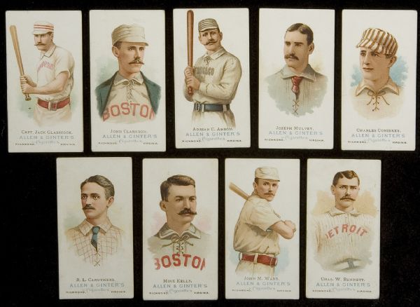 1887 N28 Allen & Ginter Near Baseball Set (9/10)  