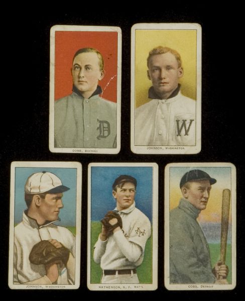 Group of 32 1909-11 T206 Cards including 14 Hall of Famers  