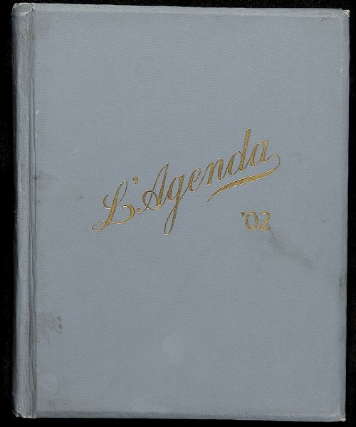 1902 Bucknell Yearbook w/ Christy Mathewson  