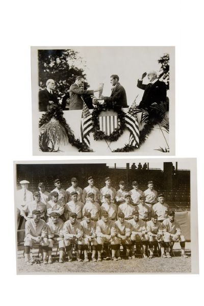 (2) 1924 Washington Senators World Champions Original Photos