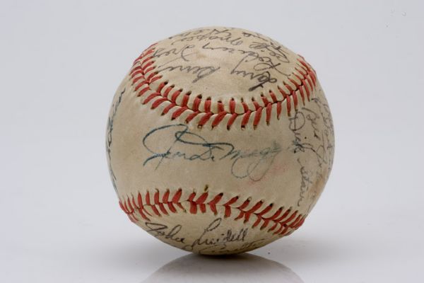 1948 New York Yankees Team Signed Ball 