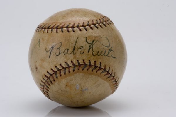 Babe Ruth and Lou Gehrig Signed Baseball 