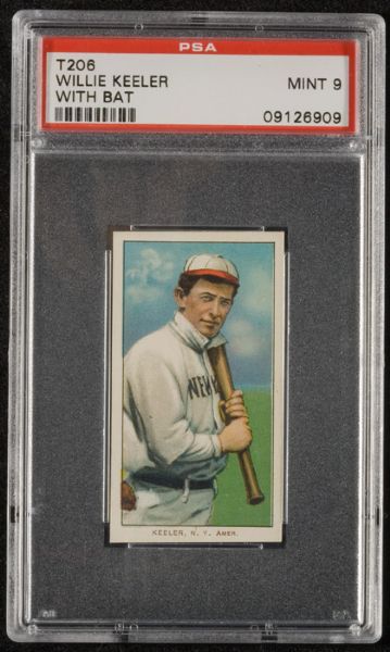 1909-11 T206 Willie Keeler (With Bat) PSA 9 MINT 
