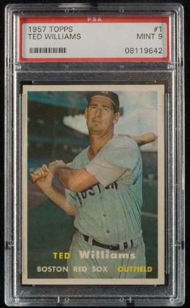 1957 Topps #1 Ted Williams PSA 9 MINT 