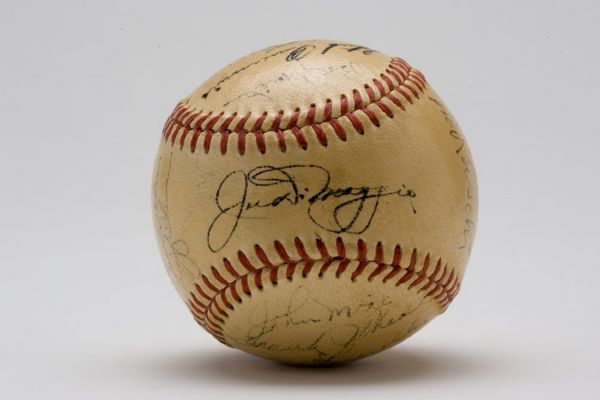 1951 World Champion New York Yankees Team Signed Baseball 