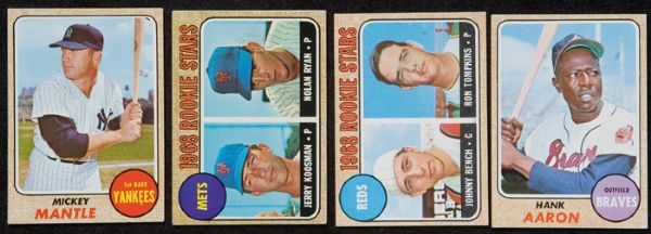 1968 Topps Baseball Complete Set of 598 