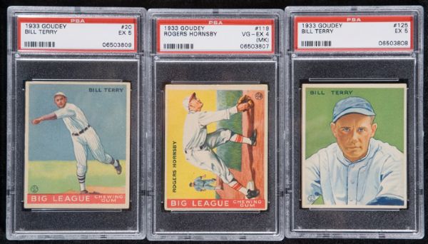 1933 Goudey Lot of 32 (30 Different) - 30 HOFers