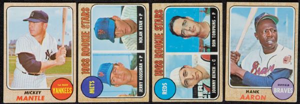 1968 Topps Baseball Complete Set of 598 