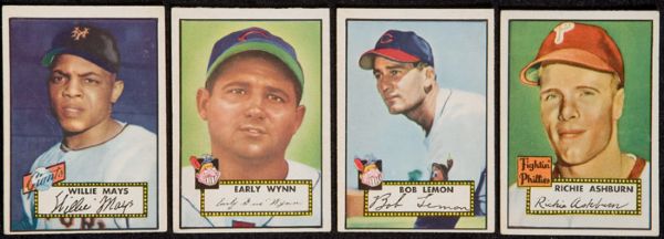 1952 Topps Baseball Near Complete 4th & 5th Series #191-310 (113/120) 