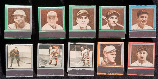 1934-36 Diamond Match Co. Lot of 19 Full Matchbooks 