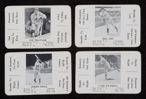 1936 S and S Game Complete Set of 52 + 2 Direction Cards 