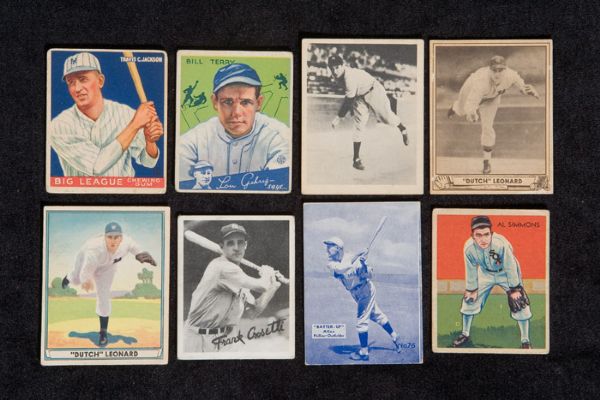 1930-40s Shoebox Lot of 207 Cards - Goudey Play Ball Diamond Star & Batter-Up 