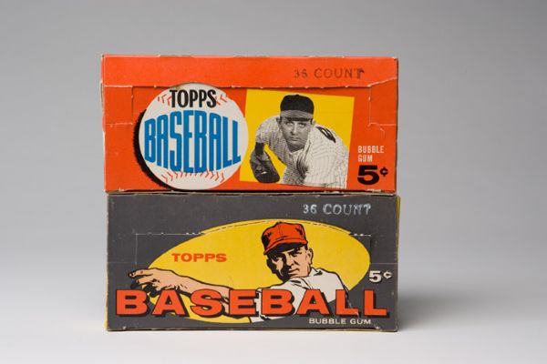 1959 & 1960 Topps Baseball Empty Five Cent Display Boxes 