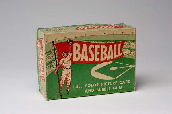 1954 Bowman Baseball Empty One Cent Display Box 