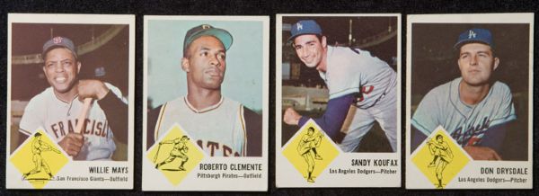 1963 Fleer Baseball Complete Set of 67 
