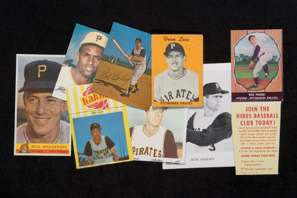 1950s & 1960s Pittsburgh Pirates Regional Collection including IDL Kahns Hires etc 