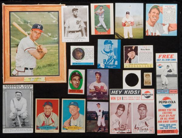 Large Collection of Mainly 1950s-1960s Cards - Red Man Red Heart Fleer Post Topps Bowman etc. 