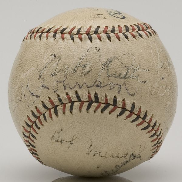 Baseball Signed by Boston Red Sox Greats Including Babe Ruth and Ted Williams  