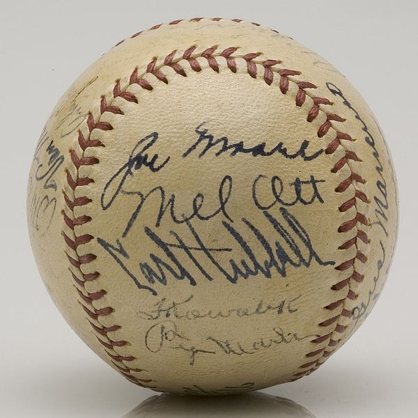 1935 & 1936 National League All-Star Team Signed Baseballs  