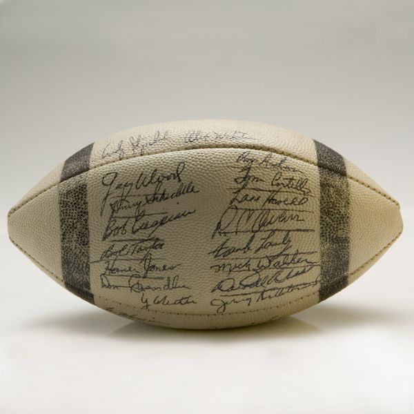 1964 New York Giants Team Signed Football w/ 36 Autographs 