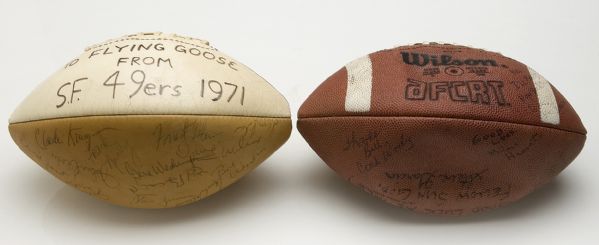 1971 San Franciscio 49ers Team Signed Football 