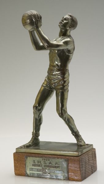 1920's Figural Basketball Trophy 