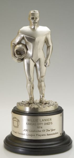 Willie Lanier Linebacker of The Year Trophy 