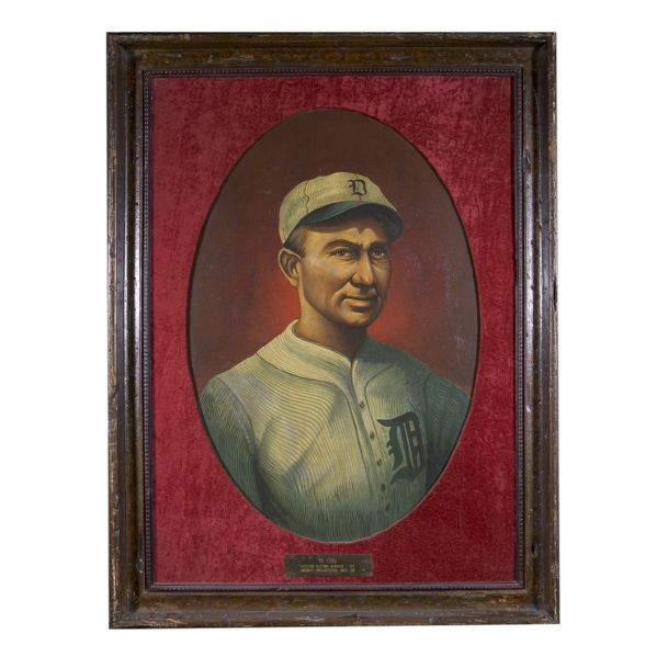 Ty Cobb Painting - Halper Collection  