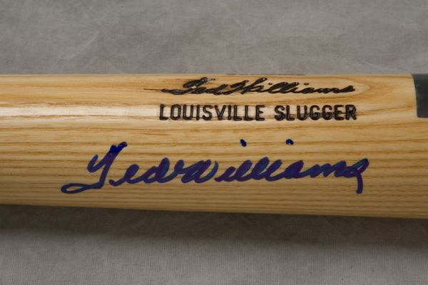 Ted Williams Autographed Replica Bat 