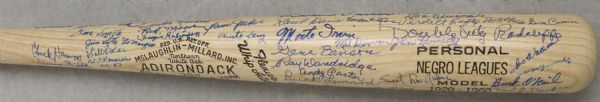 Multi-Signed Negro League Bat