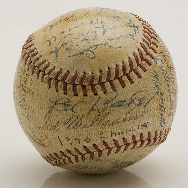 1946 Boston Red Sox Team Signed Baseball
