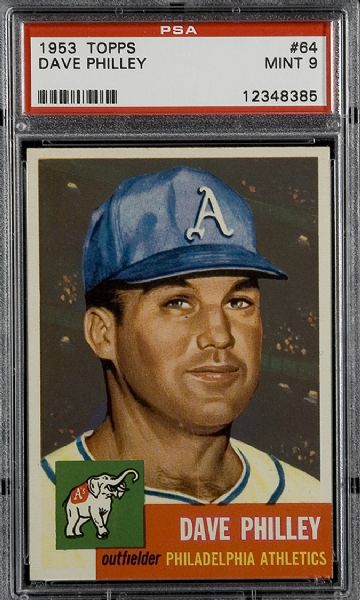 1953 Topps #64 Dave Philley PSA 9 MINT (1/1) 