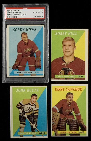1958-59 Topps Hockey Complete Set of 66   