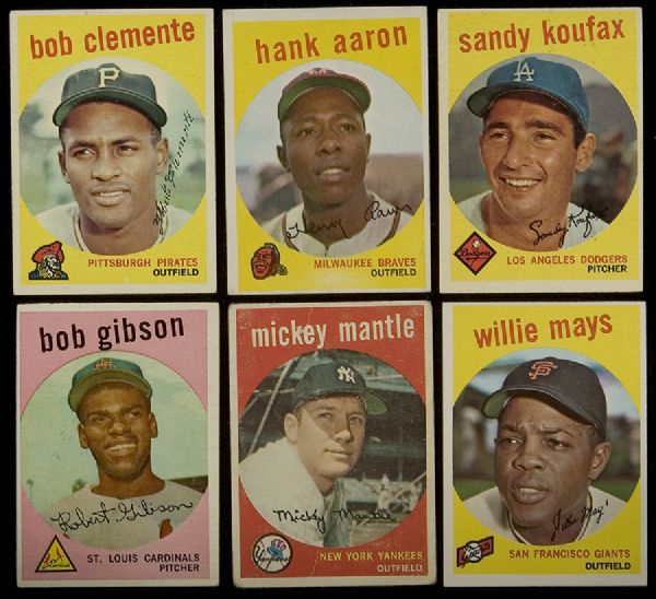 1959 Topps Baseball Near Set (570/572)  