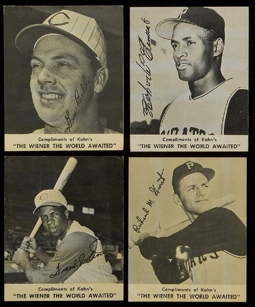 1961 Kahn's Wiener's Group of 6 including Clemente & F. Robinson  