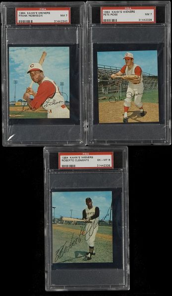 1964 Kahn's Wieners Baseball Complete Set of 31  