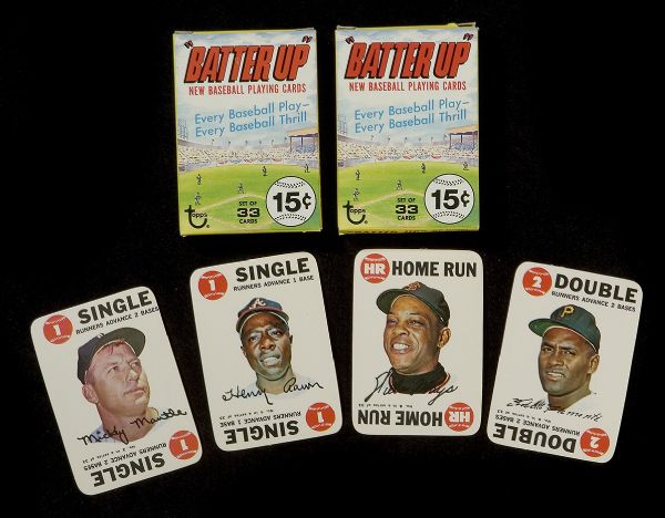 1968 Topps "Batter Up" Boxed Game Sets - Two Sets
