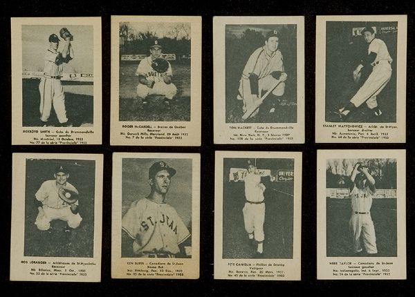 1952 Laval Dairy Provincial League Baseball Complete Set of 114  